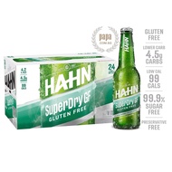 Hahn SuperDry GF Lager (Low Carb &amp; Gluten-Free) - 330ml x 24 bottles