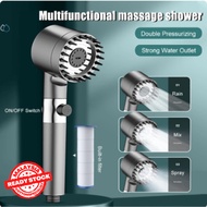 Turbo Charged Shower Head with filter High-Pressure Shower Head Massage Shower Head Handheld