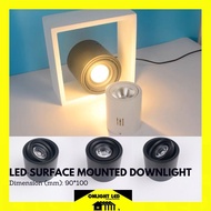 LED Surface Eyeball Fitting Casing Surface Mounted Downlight GU10 Ceiling Light Lamp Lampu