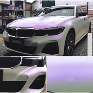 Matte White to Purple Chameleon loose sticker cheap car wrap wrapping sticker vinyl