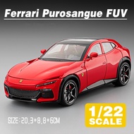 LEO 1:22 Ferrari Purosangue FUV Diecast Model Car Alloy Cars Toys Collection Gift For Kids Boy Girl