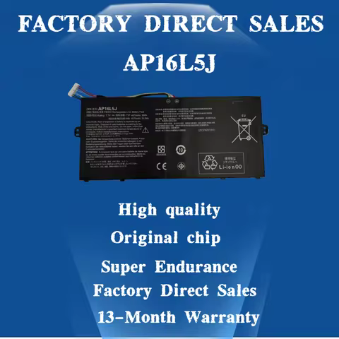 New AP16L5J Laptop Battery For Acer Switch 3,Switch5 SF514-52T/53T SF514-52T-86W1 Spin 1 SP111-32N S