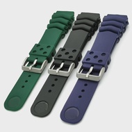 Black Blue Green Resin Watch Band for Seiko Prospex SKX007 MM007 Waterproof Silicone Strap Rubber Replacement 20mm 22mm Bracelet