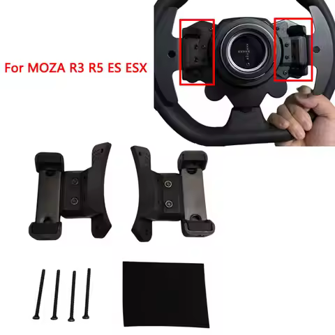 Racing Simulator Magnetic Paddle Shifter Mod Modification Kit For MOZA R5 ES/R3 ESX
