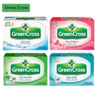 Green Cross Bar Soap Cool Mountain Clear Radiance Aqua Clean Pure Care Moist Protection Soap 125g