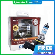 Philips | หลอดไฟหน้ารถยนต์ ExtremeVision G-Force 130 รุ่น HB3 (9005) ใช้ได้ทั้งไฟสูงและไฟต่ำ