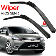 KARET WIPER VIOS GEN 3 1 SET FRAMELESS WIPER MOBIL VIOS GEN 3 FRAMLESS WIPER DEPAN VIOS GEN 3