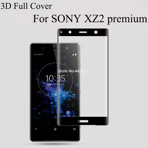 XZ2P 3D Glass Full Cover For SONY XZ3 XZ2 Premium Compact XA2 Ultra Plus Tempered Glass Screen Prote
