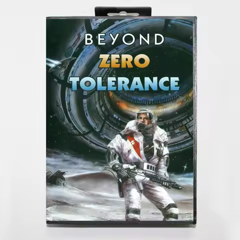 Beyond Zero Tolerance 16Bit MD Game Cartridge with RU Box for Sega Megadrive Genesis Systems