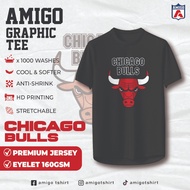 AMIGO Sublimation Microfiber Jersey tshirt Design CHICAGO BULL baju jersi baju jersey Malaysia viral