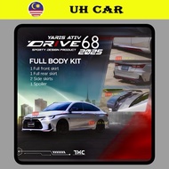 (DRIVE 68) (THAILAND) Toyota Vios AC100 2023-2025 Drive68 Abs Bumper Bodykit Skirt Skirting Bodypart