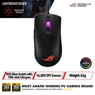 ASUS ROG Keris lightweight FPS gaming mouse | 16,000 dpi sensor, push-fit switch sockets, PBT polymer L/R keys, Aura RGB