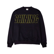 Shining Bright Rev Crewneck - Black