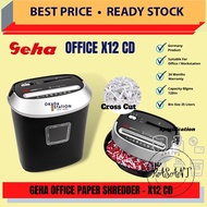 [Paper Shredder / Cross Cut]] GEHA X12 CD Office Paper Shredder