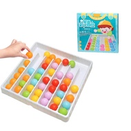 Kids Fun Color Sorting Ball Toys Rainbow Balls Puzzle Game Educational Board Sensory Game Game Z1X7