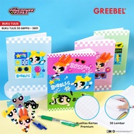 (1 Book) Greebel x Power Puff A5 School NotebookGirl 38 Sheets (1PCS) School Book GBPPG 3801 I Greeb