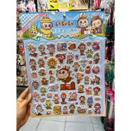 ￼JUMBO Labubu embossed sticker 28x37cm
