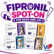 WERVIC Fipronil Spot On Dog and Cat External Parasite Care 3 Pipettes
