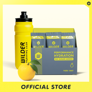 (แพ็คคู่ขวดน้ำ) WILDER Electrolytes (30 Pack) | เกลือแร่แบบผง สูตรไม่เติมน้ำตาล รส Yuzu Fast Hydrati