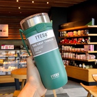 TIESO Aqua Flask Tumbler For Hot And Cold TAKE AWAY Tumbler vacuum insulated tumbler with Silicone H