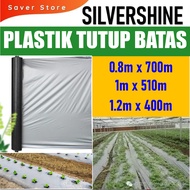 Silvershine Plastik Penutup Tanah Silver Shine Plastik tutup Batas fertigasi Plastik Hitam Pertanian