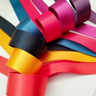 Polyester Imitation Nylon Webbing Herringbone Pattern 2.0cm 2.5cm