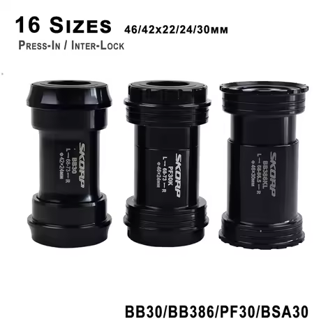 MTB Road Bike Bottom Brackets BB30 BSA30 PF30 BB386 46/42x22 24 30mm Sealed Bearing Mountain Bicycle