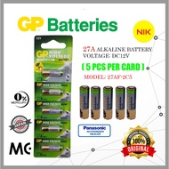 GP 27A A23 MN27 12V SUPER ALKALINE BATTERY 23AF-2C5 👍27A BATTERY👍