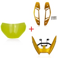 Ultrasupplier ขายึดไฟหน้าแฟริ่งด้านบนโคเวอร์สำหรับยึดไฟหน้าฝาครอบป้องกันตกแต่งช่องดูดอากาศเข้าสำหรับ