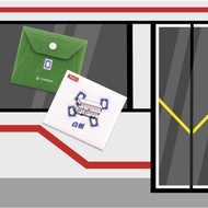 PAPERY X 九龍巴士 MASKfolio S 口罩套 KMB- White Board 白板