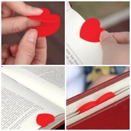Heart Silicone Bookmark Goodie Bag Teachers Childrens Day Christmas Gift