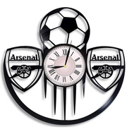 Creative 3D Vinyl Clock Liverpool Football Team Game Vinyl Record Wall Clock Home Art Decoration Wal