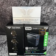 ⚡🌍EGO - Thunder Cube 2.0 PD + QC3.0 50W 4輸出旅行充電器 4 port Travel Charger
