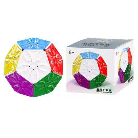 [Picube] SengSo Blossom Megaminx Cube Numerous Flowers Magic Master Shengshou Professional Cube Educ