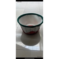 New round watermelon wire basket, thickened large and medium-sized fruit basket, agricultural turnov