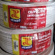 SERBA PER METER KABEL LISTRIK JEMBO NYM KABEL NYM JEMBO 2x1.5 PER