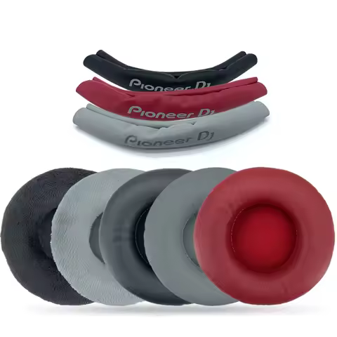 Replacement Ear Pads for Pioneer HDJ-CUE1 DJ Headphone Cushions Soft Professional Monitoring Earmuff
