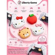 GeekShare X Sanrio Hello Kitty Thumb Grips Analog Caps for PS5 Sticks PS4/s NS1 Pro Controller & Xbo