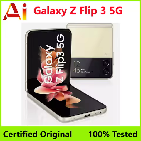 Samsung Galaxy Z Flip3 Flip 3 5G F711U1 F711N F711B 6.7" 8GB 128/256GB NFC Snapdragon Unlocked Folda
