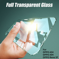For OPPO A54 / OPPO A94 / OPPO Reno 5F Full Cover Tempered Glass Clear Full Adhesive 9H Edge to Edge Tempered Glass