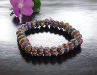 義大利 雪佛蘭珠 18.5克 威尼斯 手圍 #15 老琉璃珠 手鍊 貿易珠