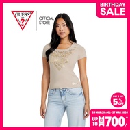 GUESS WOMEN เสื้อยืด รุ่น QBRI71K9TJ1  สีเบจ