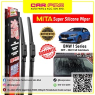 BMW 1 Series 2019 - 2022 F40 Hatchback 1 Pair MITA SILICONE COATING Aero Front Wiper Blade TWIN Set 