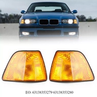 For BMW 3 Series E36 4DOOR Sedan 318ti/328i/318i 1992-1998 Yellow Parking Corner Signal Lights Pair 