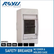 Royu Aircon Circuit Breaker with Cover & Universal Aircon Outlet/ Circuit Breaker with Outlet Enc