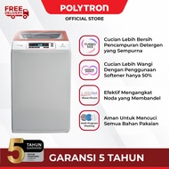 POLYTRON Mesin Cuci Top Loading 1 Tabung 10 Kg Zeromatic Laguna PAW 1028W