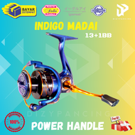 Reel pancing Indigo Madai 800 1000 3000 Power handle 13+1bb