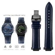 RBNJO สร้อยข้อมือหนังแท้สำหรับ G-SHOCK คาสิโอ GM2100แปดเหลี่ยม/GA2100เดือนสายรัดข้อมือปรับเปลี่ยนสาย