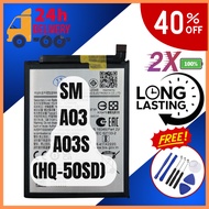 Compatible For Galaxy A03 / A03S (HQ-50SD) Battery Bateri Replacement Spareparts with Free Tools