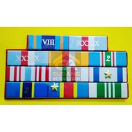 Satya Badge TNI 8 Years Veteran Shanti Dharma UN Kongo LAF PakistaniITALIA CISM Kongo Pakistan